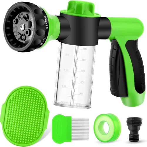 Garden Hose Nozzle for Pet Bathing and Car Washing