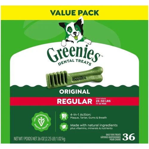 Veterinarian-Recommended Adult Natural Dental Dog Treats