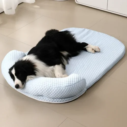 Removable Summer Dog Bed Ice Silk Cooling Mat