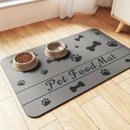 Absorbent, Quick Dry Pet Placemat
